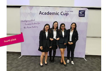 Attained fourth place in Academic Cup 2018 image 1 of 3 